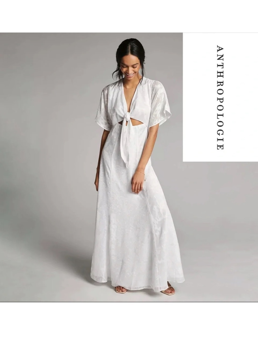 Anthropologie Hutch Luciana Jacquard Maxi Dress